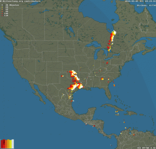 Current Lightning Map